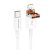 BOROFONE BX102 WINNER KABEL - USB + TYP C AŽ TYP C - PD 60W 1 METR BÍLÝ
