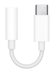 MU7E2ZM/A iPhone USB-C/3,5mm Adaptér White (Bulk)