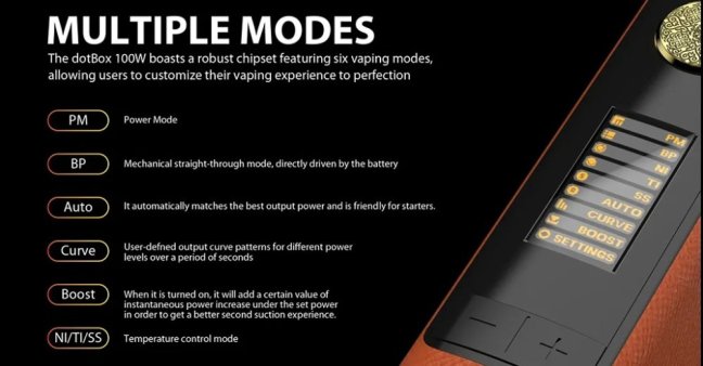 DotMod DotBox 100W - Easy Grip - Black