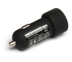AUTODOBÍJEČKA PRÉMIUM S 1 x USB VÝSTUPEM (2A) - POGUMOVANÁ