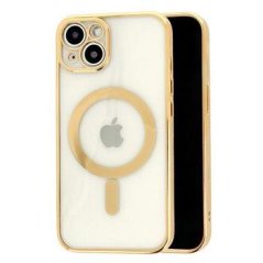 Tel Protect Magsafe Luxury Case for Iphone 13 Pro Max Gold