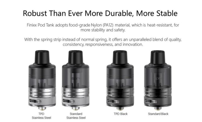 Aspire Finixx - Pod Grip Kit - 80W (Quicksilver)
