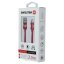 DATOVÝ KABEL SWISSTEN TEXTILE USB / LIGHTNING 2,0 M ČERVENÝ