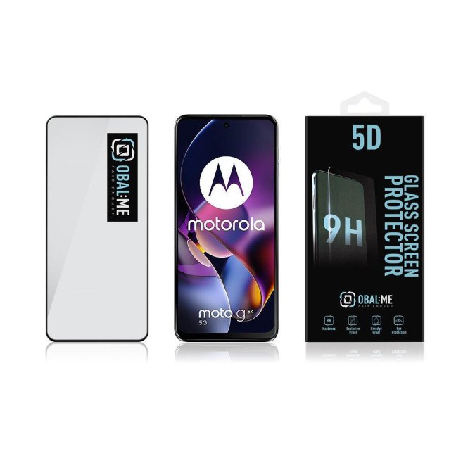 OBAL:ME 5D Tvrzené Sklo pro Motorola G54 5G/Power Edition Black