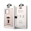 Karl Lagerfeld Liquid Silicone Ikonik NFT Zadní Kryt pro iPhone 14 Pro Pink