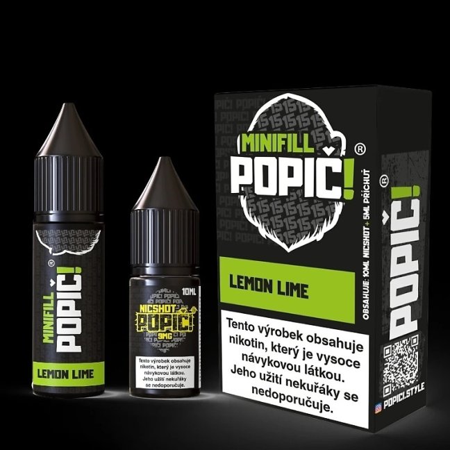POPIČ! MiniFill 2v1 Lemon Lime 15ml 6mg