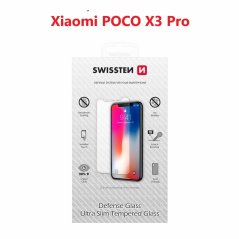 OCHRANNÉ TEMPEROVANÉ SKLO SWISSTEN PRO XIAOMI POCO X3 PRO RE 2,5D