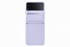EF-VF721LLE Samsung Kožený Kryt pro Galaxy Z Flip 4 Serene Purple (Pošk. Balení)
