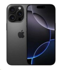 iPhone 16 Pro 128GB eSIM Černý titan třídy A+ Zánovní