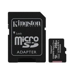 Kingston paměťová karta 256GB Canvas Select Plus microSDHC 100R A1 C10 Card + ADP