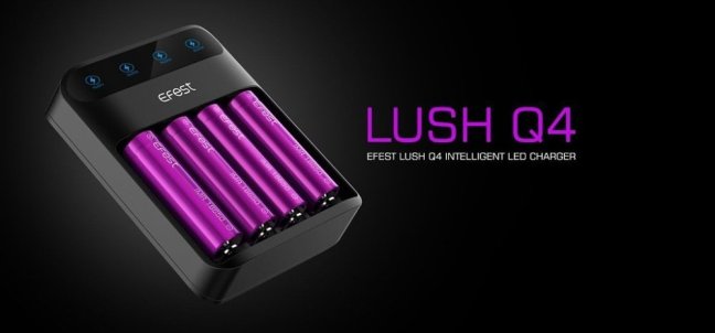 Efest Lush Q4 nabíječka pro monočlánky 1 ks