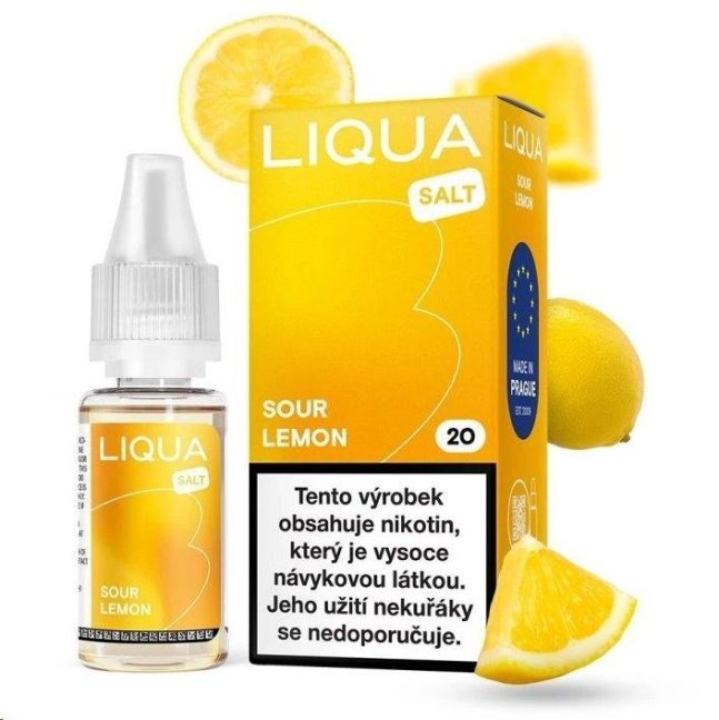 LIQUA SALT - SOUR LEMON (KYSELÝ CITRON) 10MG