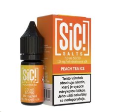 Sic!Salts - Salt e-liquid - Peach Tea Ice - 10ml - 10mg