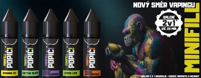 POPIČ! MiniFill 2v1 Lemon Lime 15ml 6mg