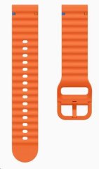 Silikonový řemínek 20mm oranžový