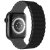 SWISSTEN ŘEMÍNEK PRO APPLE WATCH SILIKONOVÝ - MAGNETIC 38 / 40 / 41 mm ČERNO/ŠEDÝ