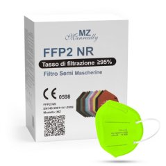 Respirátor FFP2 NR limetový 1ks/bal po expiraci