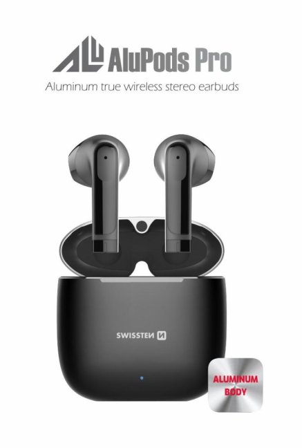 BLUETOOTH TWS SLUCHÁTKA SWISSTEN ALUPODS PRO