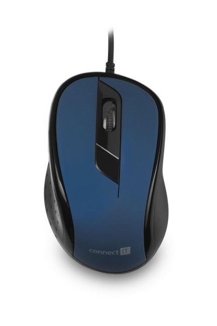 CONNECT IT Optická myš, USB, modrá