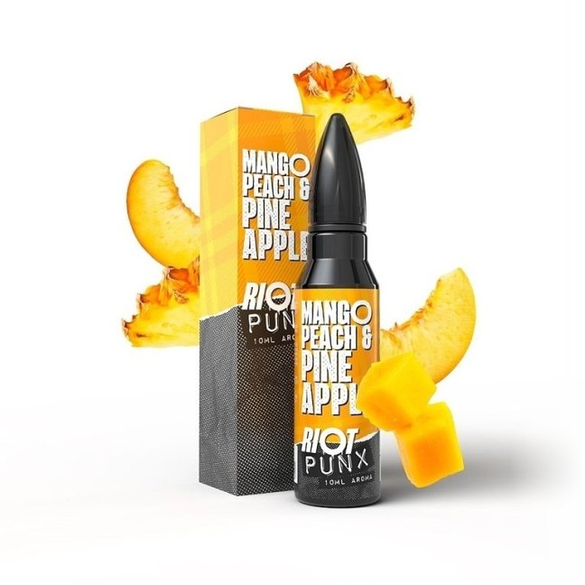 Riot PUNX - S&V - Mango, Broskev & Ananas - 10ml