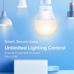 TP-LINK "Dimmable Smart Light Bulb, 2-PackSPEC: E27, 200–240 V, Brightness 806 lm, Max Operation Power 8.7 W, Color Tem