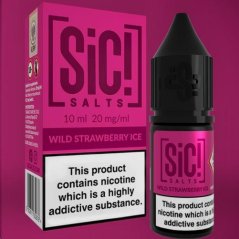 Sic!Salts - Salt e-liquid - Wild Strawberry Ice - 10ml - 20mg