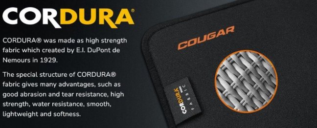 COUGAR podložka pod myš FREEWAY L 450 x 400 x 3mm