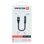 AUDIO ADAPTÉR SWISSTEN TEXTILE USB-C/JACK (samice) 0,15 M ČERNÝ