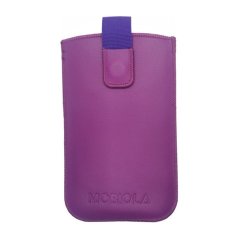 Pouzdro typu kapsa pro Mobiola MB700, kožené, fialové