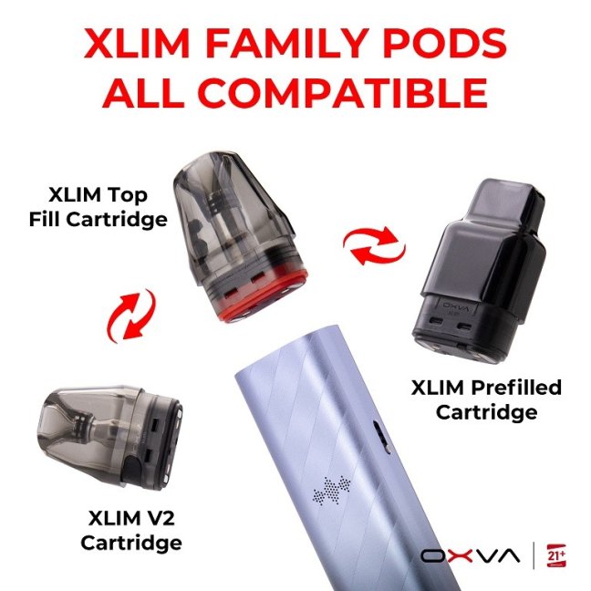 OXVA Xlim SE 2 - Pod Kit - 1000 mAh - Black Blue