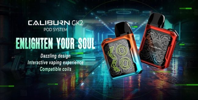 Uwell Caliburn GK2 - Pod Kit - 690mAh - Aurora Green