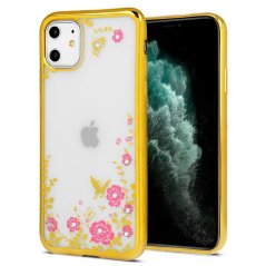Back Case DIAMOND FLOWER - Sam A415 Galaxy A41 Gold