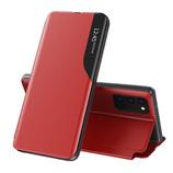 Smart View Case pro Samsung Galaxy A42 5G Red