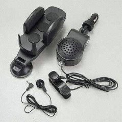Univerzální handsfree kit do auta - držák, autonabíječka, sluchátka
