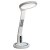 BEZDRÁTOVÁ STOLNÍ LED LAMPA DL-02 S HODINAMI, BÍLÁ