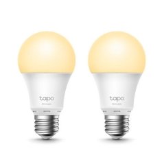 TP-LINK "Dimmable Smart Light Bulb, 2-PackSPEC: E27, 200–240 V, Brightness 806 lm, Max Operation Power 8.7 W, Color Tem