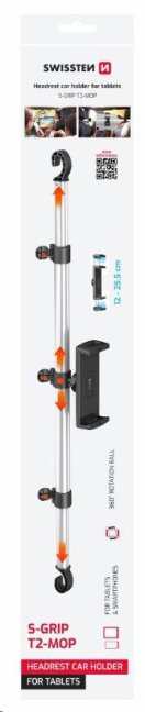 DRŽÁK DO AUTA NA TABLET SWISSTEN S-GRIP T2-MOP