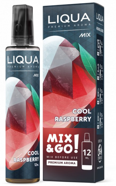 Příchuť Liqua Mix&Go 10ml Ice Raspberry