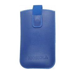 Pouzdro typu kapsa pro Mobiola MB800, kožené, modré