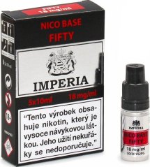 NIKOTINOVÁ BÁZE CZ IMPERIA 5X10ML PG50-VG50 18MG