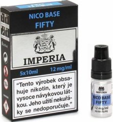 NIKOTINOVÁ BÁZE CZ IMPERIA 5X10ML PG50-VG50 3MG