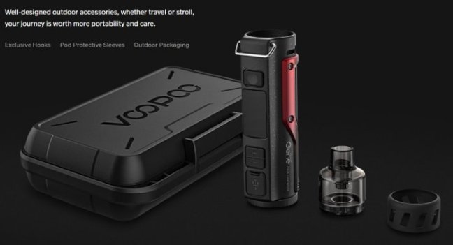 VOOPOO Argus Pro 80W grip 3000mAh Full Kit Black and Rainbow 1ks