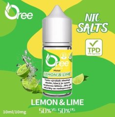 Liquid Oree SALT Lemon & Lime - Citrón a limetka 10ml - 10mg