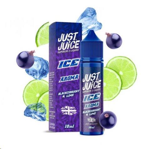 PŘÍCHUŤ JUST JUICE SHAKE AND VAPE 10ML BLACKCURRANT & LIME