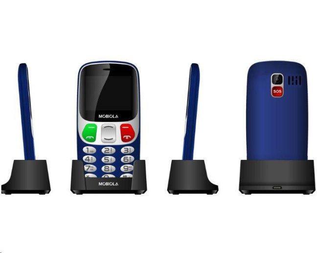 Mobiola MB800 Senior Dual SIM Blue CZ použité zboží