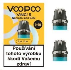 VOOPOO VINCI S cartridge 0,6ohm 2ml 2pack