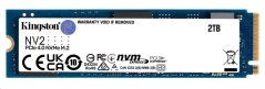 Kingston SSD 2000GB NV2 NVMe™ PCIe M.2 2280 (ctení/zápis: 3500/2800MB/s;)