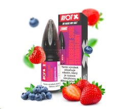 RIOT X Salt Blueberry Sour Strawberry (Kyselá borůvka a jahoda) 10ml 20mg