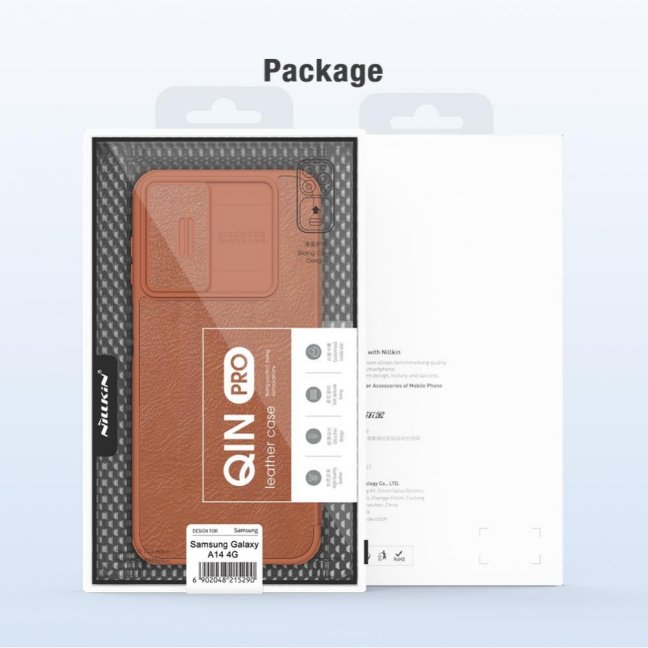 Nillkin Qin Book PRO Pouzdro pro Samsung Galaxy A14 4G Black