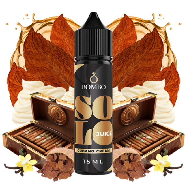 Příchuť Bombo Solo Juice S&V 15ml C Cream (Doutníkový tabák s krémem)